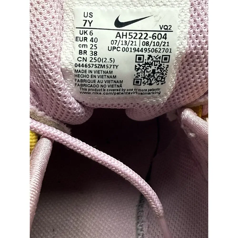 Nike Air Max Axis (GS) Girl's Size 7Y Running Shoes Pink Gray.
